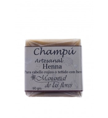 Champú en barra de henna