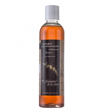 Enjuague acondicionador cabello oscuro