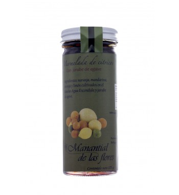 Mermelada de citricos con miel de agave