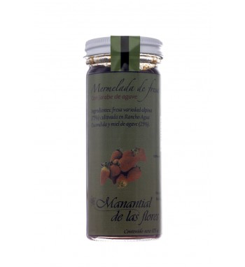 Mermelada de fresa con miel de agave