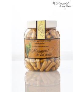 Cúrcuma y pimienta negra en Cápsulas